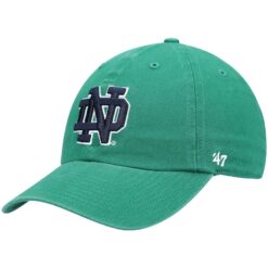 Notre Dame Fightin Irish NCAA Vintage Kelly 47 Clean Up