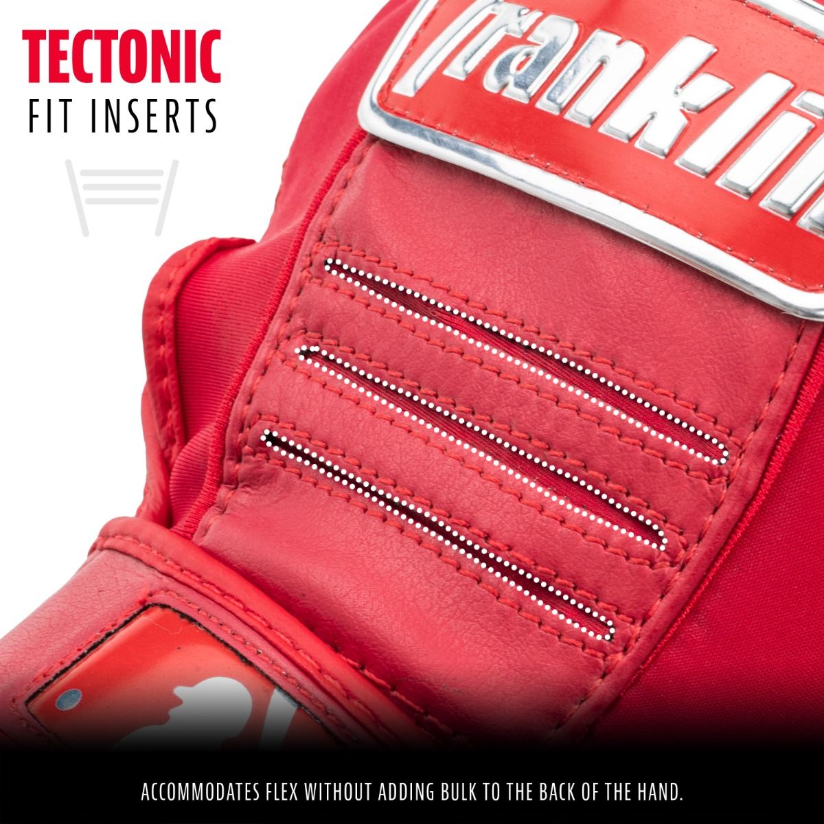 Franklin Batting Gloves Softball or Baseball Front Zoom in