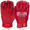 Franklin Baseball or Softball Batting Gloves Red Chrome