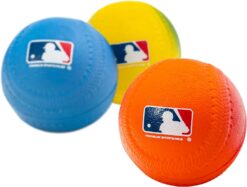 Foam Baseballs Blue Yellow Orange