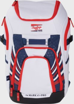 Rawlings Baseball Backpack USA Red White Blue