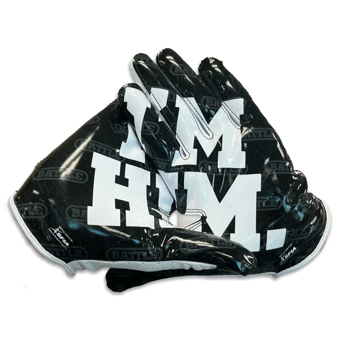 Battle Sports Doom Speed "Im him" football gloves
