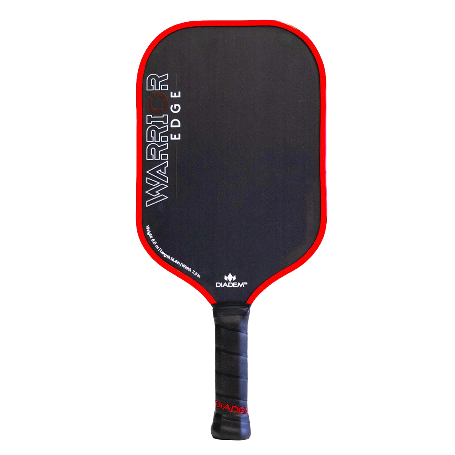 Diadem Warrior Edge Pickleball Paddle Black and Red